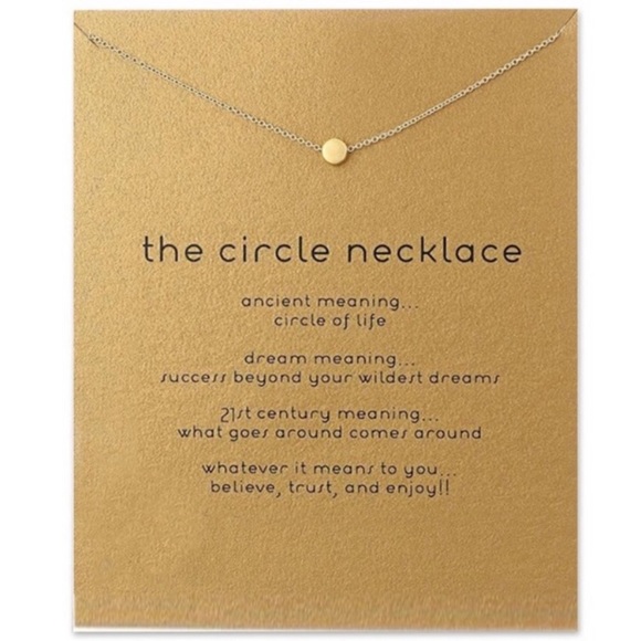 fancy fashions Jewelry - Delicate gold dot necklace